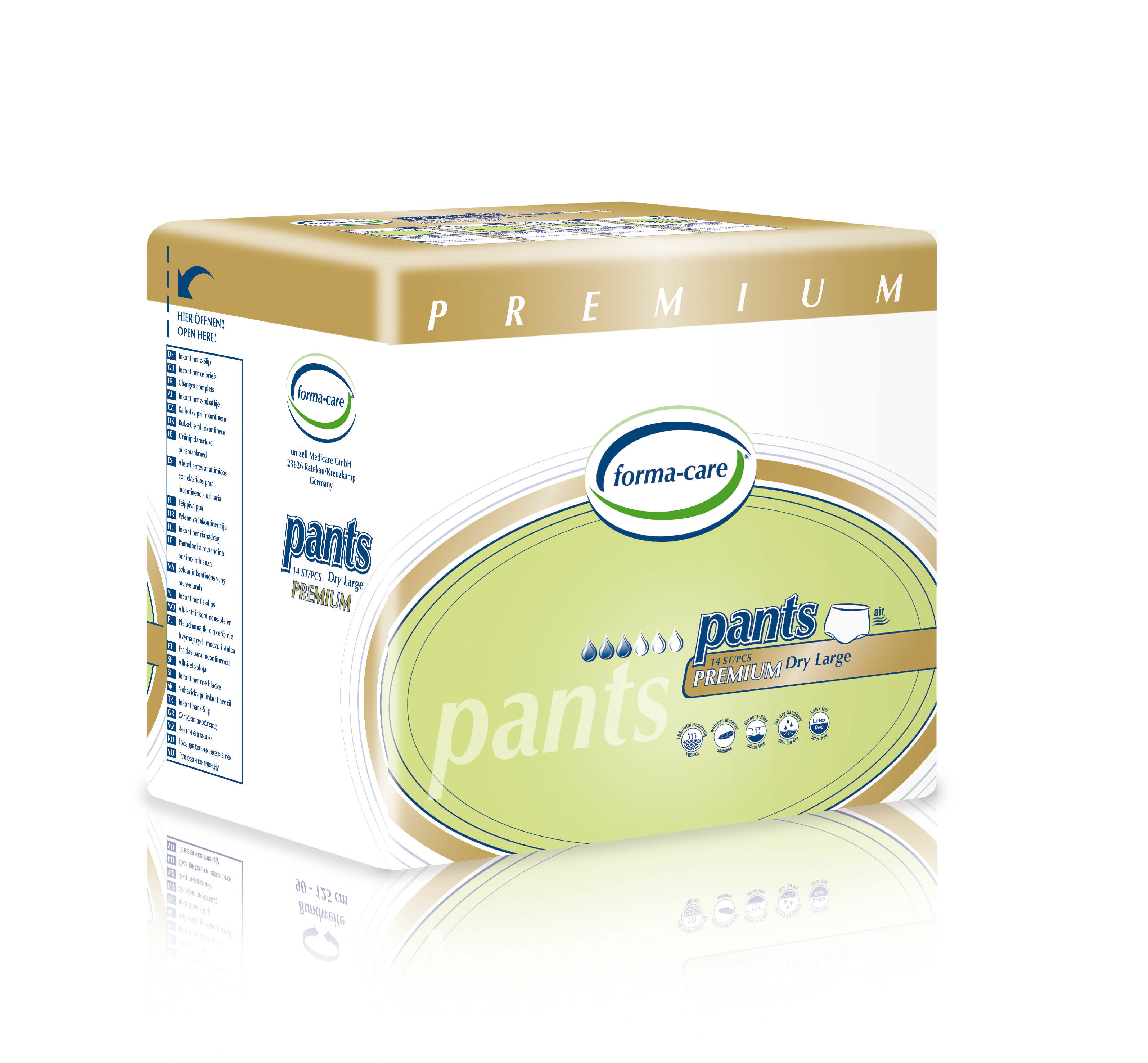 forma-care pants premium dry L