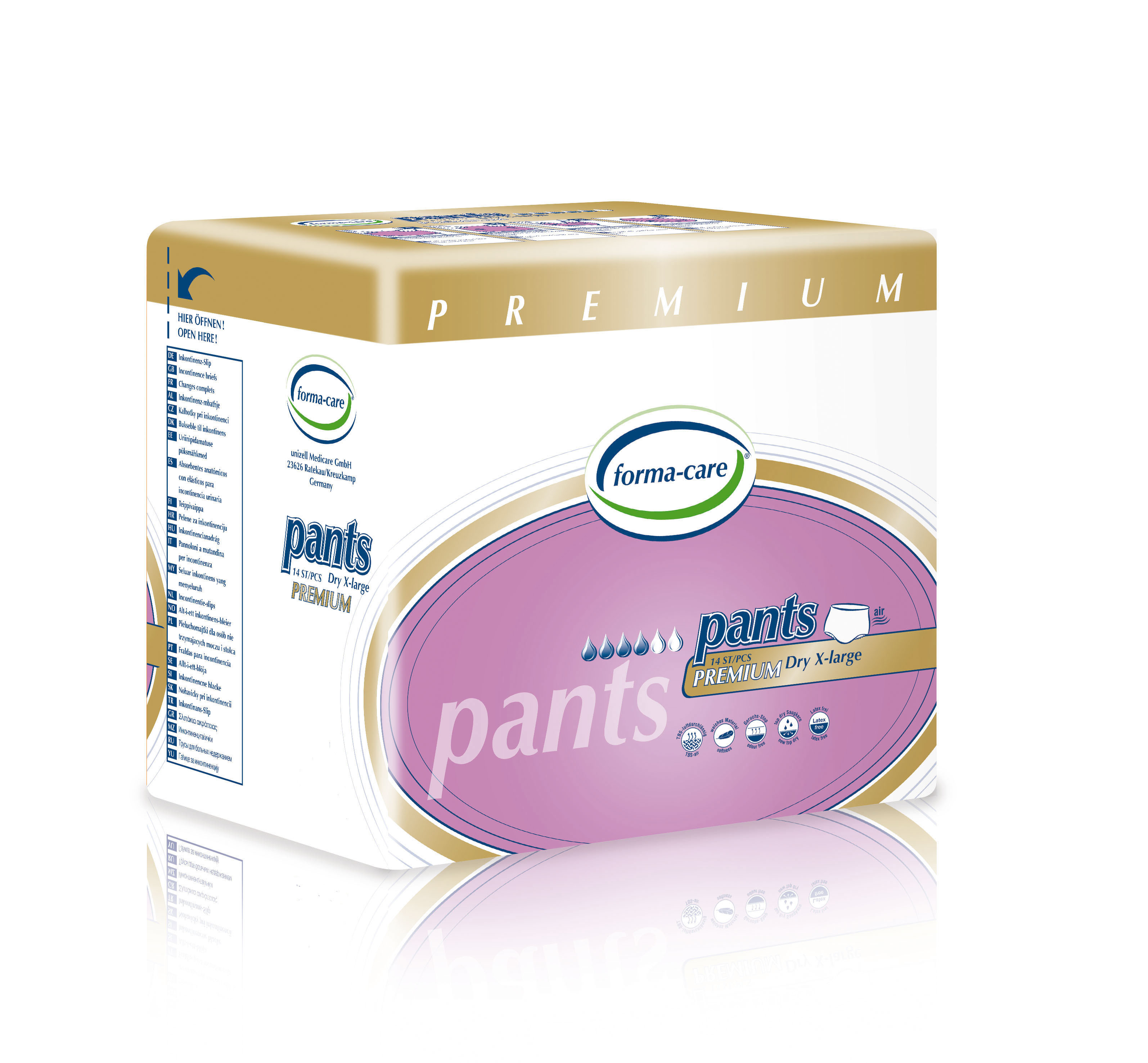 forma-care pants premium dry XL