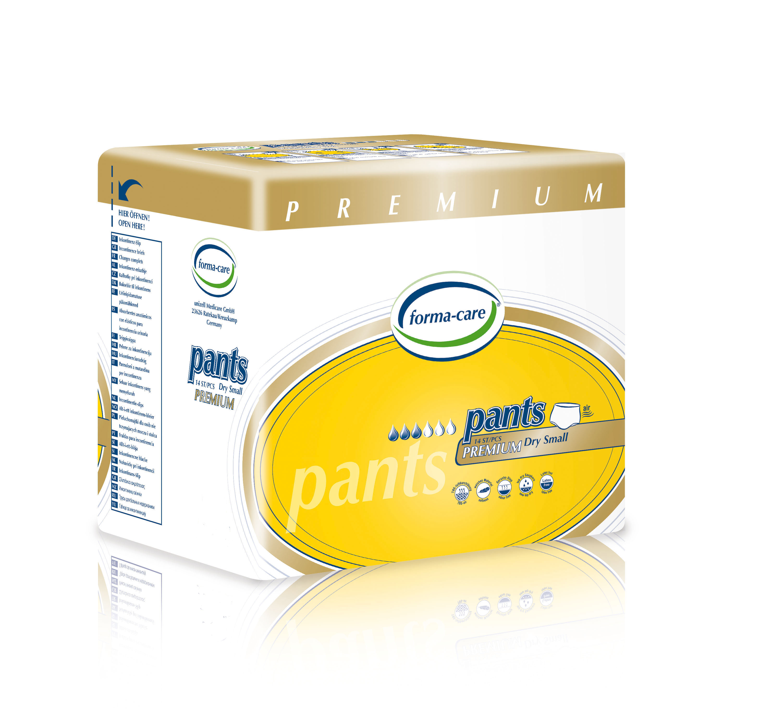 forma-care pants premium dry S